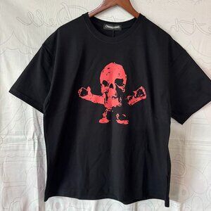 Chrome Hearts Skull Print Black Short-Sleeved Shirt